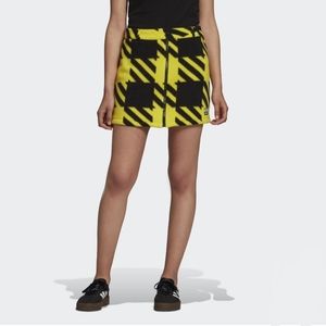 ADIDAS RYV SKIRT FOR WOMEN'S, GD3962, Black/Bright Yellow,Size US M (New W Tag)